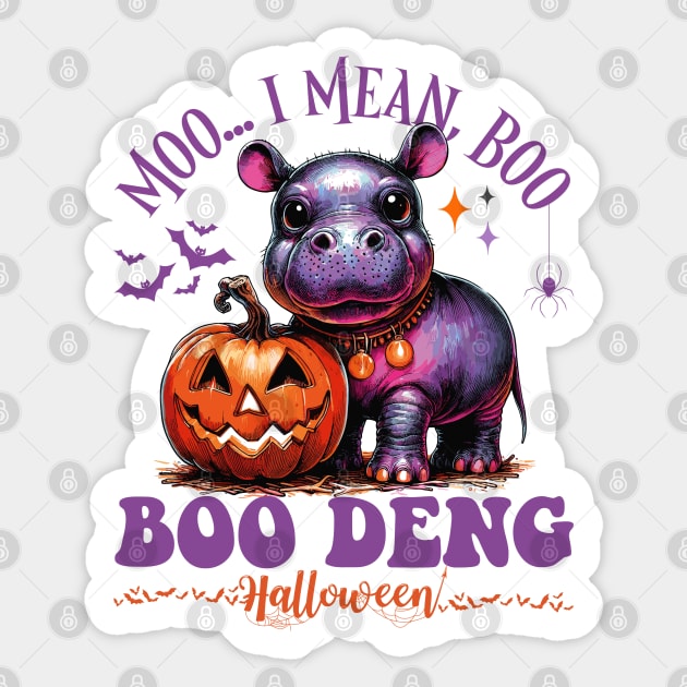 Moo Deng Sticker by JessArty